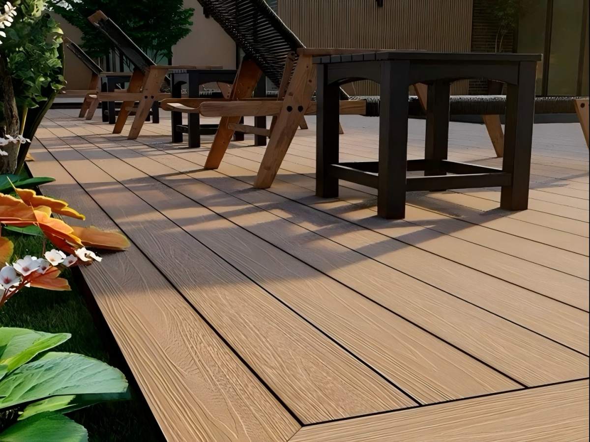 Línea de extrusión de perfiles de un solo paso para WPC