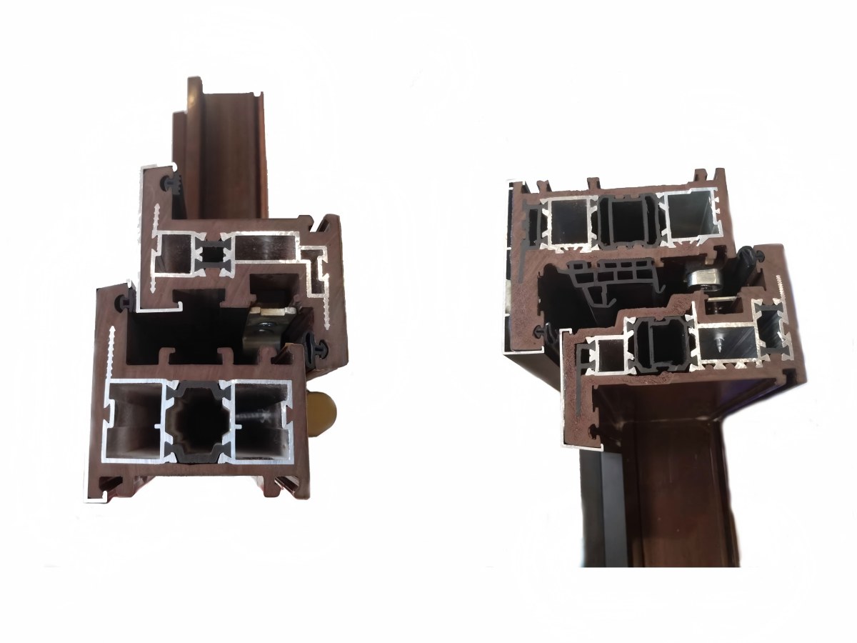 Línea de coextrusión de perfiles de PVC y aluminio