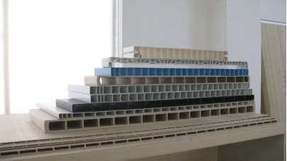 Línea de extrusión de puertas de tablero unitario de PVC-madera