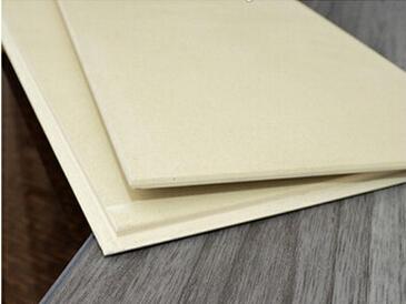 Plastic composite flooring sheet